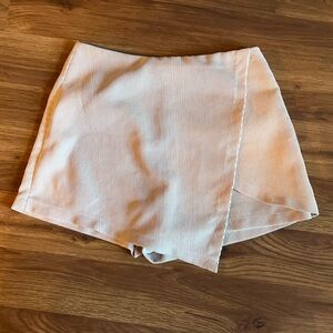 Pale pink corduroy skort size S